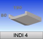 Mu.Beleuchtungsystem INDI 4 (WITHE-line) 